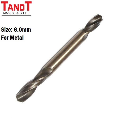 Picture of TANDT HSS Double Head Drill Bit ( ( 3.2mm | 4.2mm | 5.2mm | 6mm ) For Metal and Stainless
