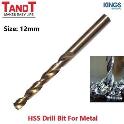 Picture of TANDT 1pcs HSS Drill Bit inch & mm ( Available size 3/32" to 1/2" )