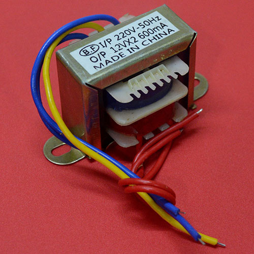 Picture of Transformer 12V - 0 12V, (600mA / 1A / 2A / 3A) Input AC 220V 50Hz For Power Supplies Adapters BF Made in China