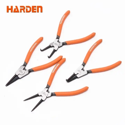 Picture of Harden 4Pcs 7" Circlip & Snap Ring Pliers Internal External Pliers Tools Set Professional Multifunction Circlip Pliers Set 560524