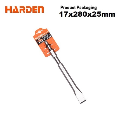 Picture of Harden 17X280x25mm Hex Flat Chisel HSS twist drill bit Hex Shank Demolition Jack Hammer Bull Flat Chisel hammer drill bit 610397