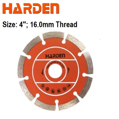 Picture of Harden Diamond Cutting Disc with 3 sizes option ( 4" / 7" / 9" ) Model: 611300 / 611304 / 611306