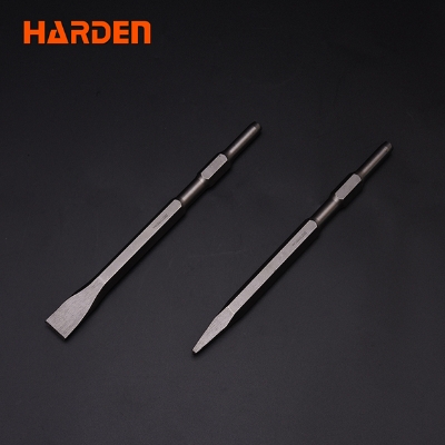Picture of Harden 17X280mm Hex Point Chisel HSS twist drill bit Hex Shank Demolition Jack Hammer Bull Point Chisel hammer drill bit 610396