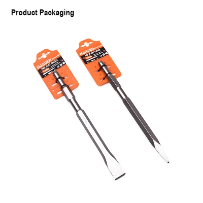 Picture of Harden 17X280mm Hex Point Chisel HSS twist drill bit Hex Shank Demolition Jack Hammer Bull Point Chisel hammer drill bit 610396