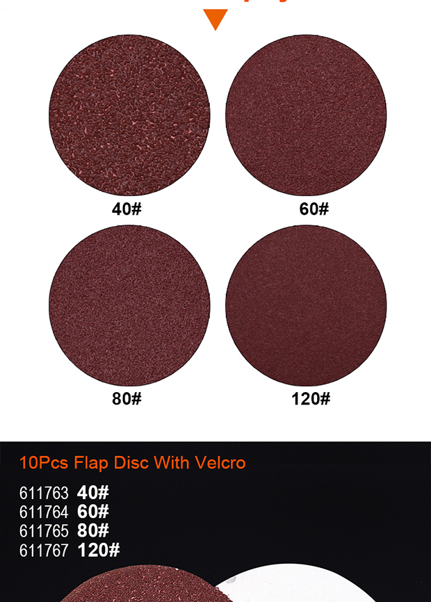 Picture of Harden 10Pcs 230mm ( 9" ) Flap Disc 611784