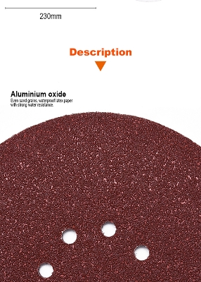 Picture of Harden 10Pcs 230mm ( 9" ) Flap Disc 611784