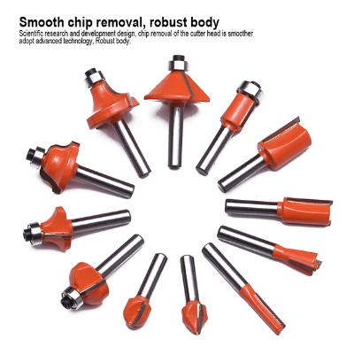 Picture of Harden 12Pcs Carbide Router Bits Set 613212