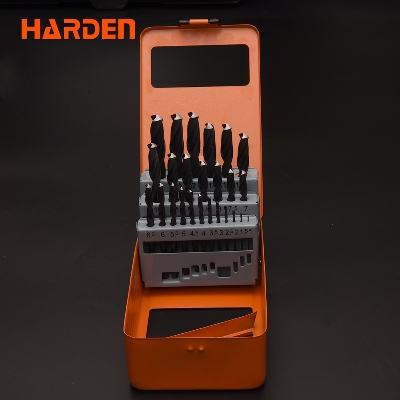 Picture of Harden 25Pcs HSS Twist Drill Set Metal Wood Plastic 610293