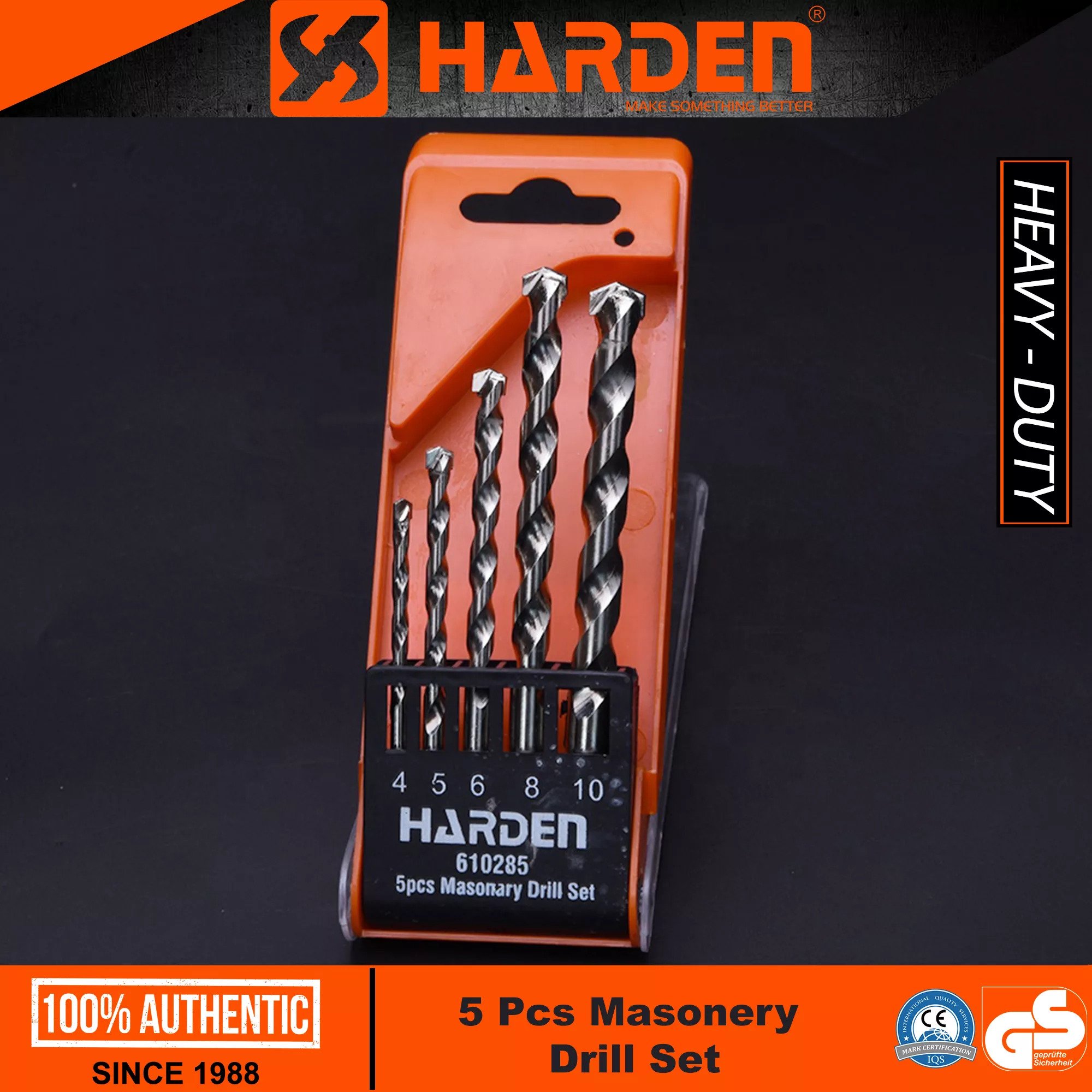 Picture of Harden 5Pcs Masonry Drill Set for Concrete 610285
