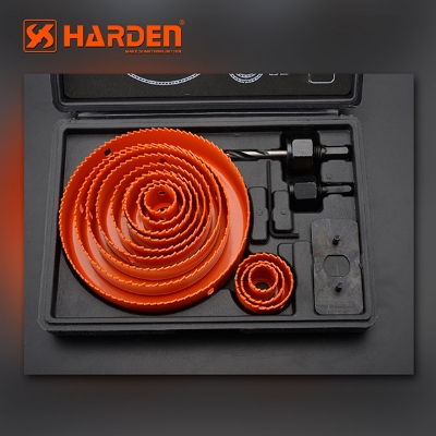 Picture of Harden 16Pcs Hole Saw Kits For Wood, High Carbon Steel Professional 610548