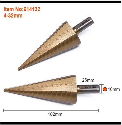 Picture of Harden 4-32mm Step Drill Bit Professional 614132