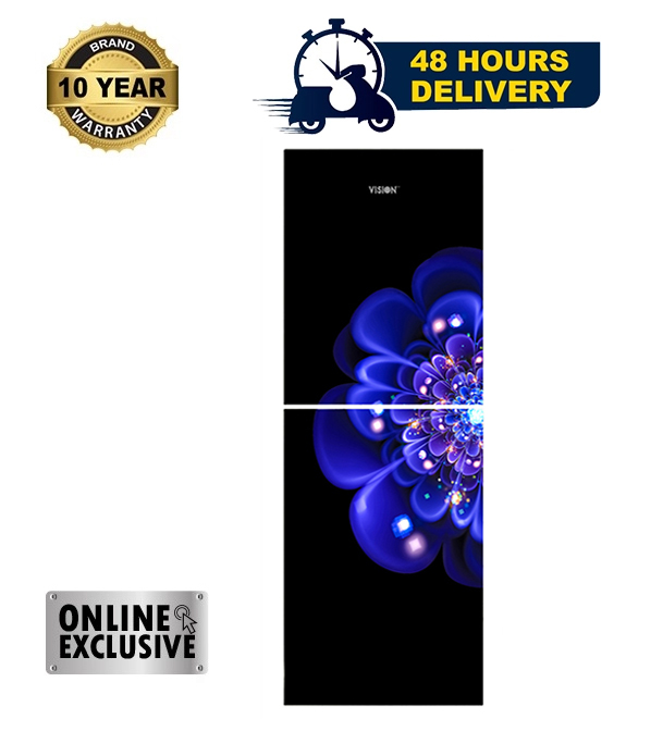 Buy VISION Glass Door Refrigerator RE-196L Pink Super Online at Best Price