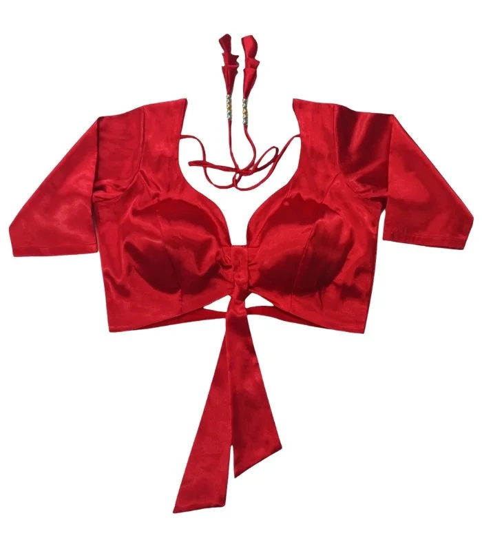 Picture of Latest Semi Backless blouse for women