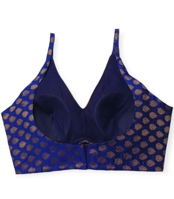 Picture of Blue Color New Katan Blouse For Women