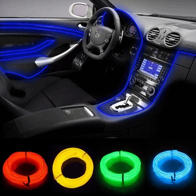 Picture of Car Interior Led Decoration Flexible Neon -Yellow