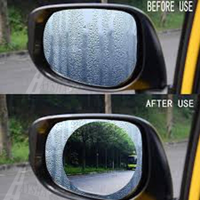 Picture of Car and Bike Anti Water Mist Film Anti Fog Rainproof Rearview Mirror Protective Film