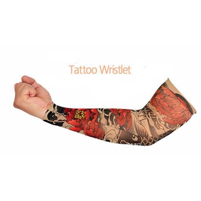 Picture of Arm Sleeves UV Sun Protective Windproof Tattoo Arm Gloves for Ride a bike and Drive a car
