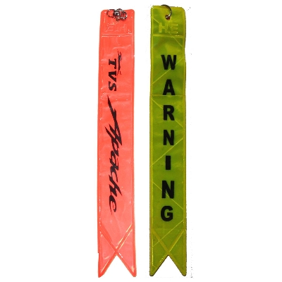 Picture of Bike  Highly Reflective Reflector Radium Warning Tag Ribbon -Appache