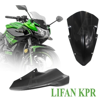 Picture of Motorcycle Windshield Windscreen Lifan KPR dark smoke