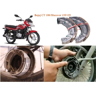 Picture of Brake Shoe For Bajaj CT100/Discover135/125/Pulsar135/180