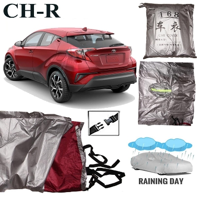 Picture of Car Body Cover for Toyota CH-R-2018-ON Silver Color Waterproof