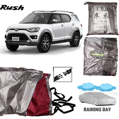 Picture of Car Body Cover for Toyota Rush 2018-ON Silver Color Waterproof