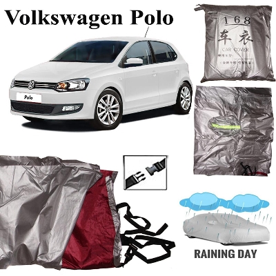 Picture of Car Body Cover for Volkswagen Polo New Silver Color Waterproof