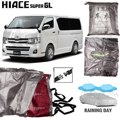 Picture of Car Body Cover for Toyota Hiace Super GL car Silver Color Waterproof