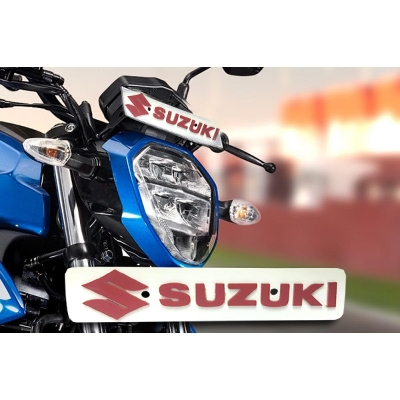 Picture of Suzuki Name Plate PVC Cutting 3d- Bike Number Plate-1pcs