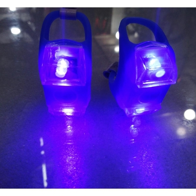 Picture of Bicycle MTB LED Frog Head Front Lamp Warning Rear Flash Light 2Pcs - Cycle Accessories - Cycle Accessories