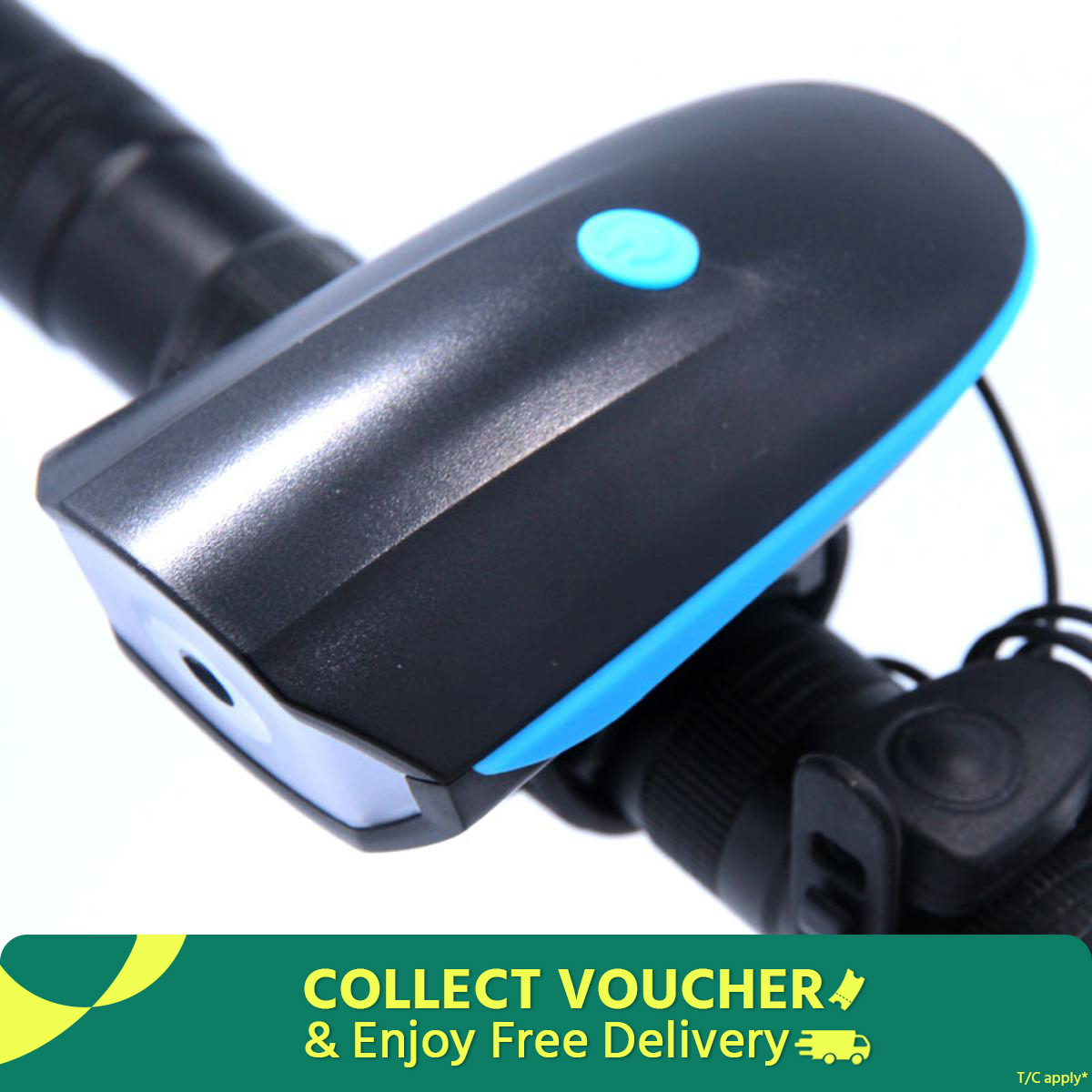 Picture of Bicycle Horn Light Recharging Waterproofed horn+Light (1200 mAh battery) - Bike - সাইকেল - cycle accessories