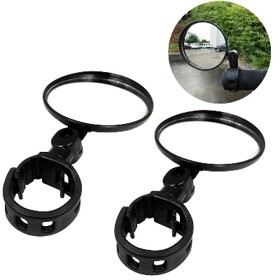 Picture of Bike Mirrors Rear View for Handlebar, 360 Degree Rotating Adjustable Handlebar 1pc