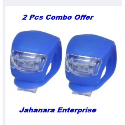 Picture of Bicycle Front Light Silicone LED Light Waterproof Cycling With Battery, 2 pcs