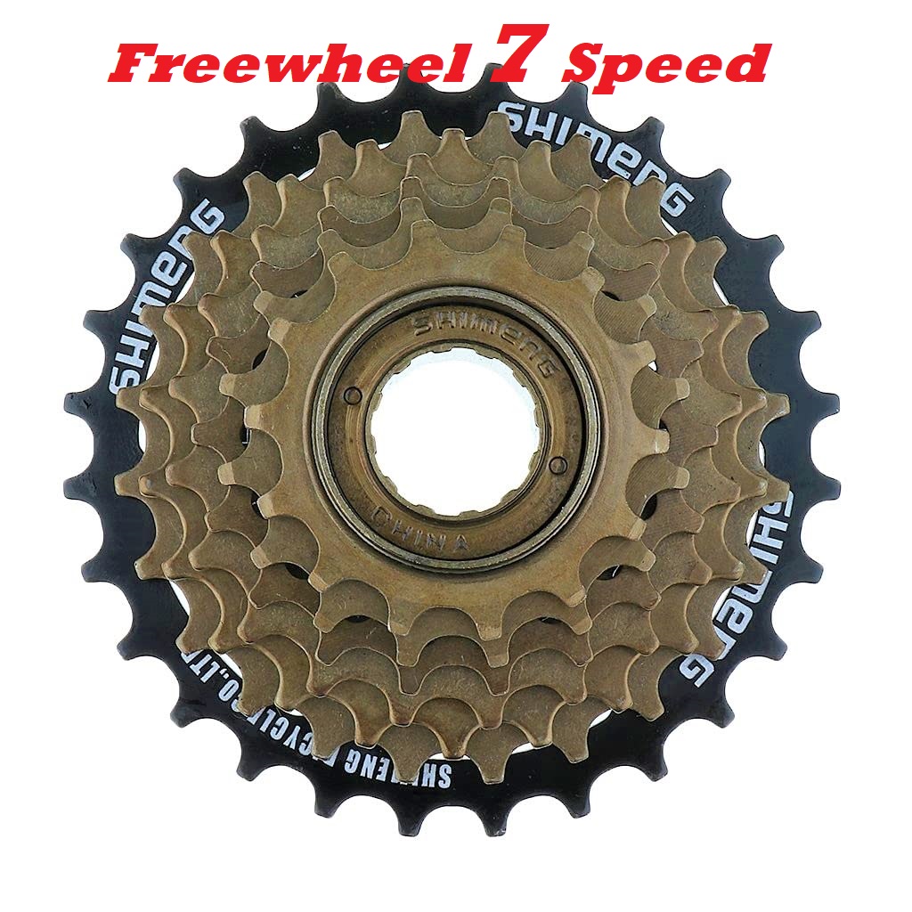 Picture of Bicycle Freewheel 7 Speed Mountain Bike Replacement Accessory BicycleAccessories  Heavy Duty Free