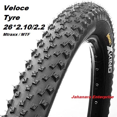 Picture of Bicycle Tire 26" ×2.2" Any 26" Veloce Brand MTF Tyre Mountain Bike Bicycle Accessories 1 pc