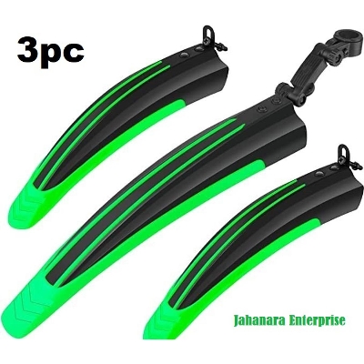 Picture of Bicycle Mudguard Downhill Type Green Colour Bicycle Accessories 3pcs
