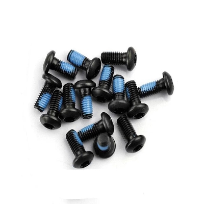 Picture of MTB Mountain Road Cycling Bike Bicycle Brake Rotor Disc Bolts Screws Plum Nuts T25 Cycle Bicycle Brake Disc Bolts Screw 12Pcs