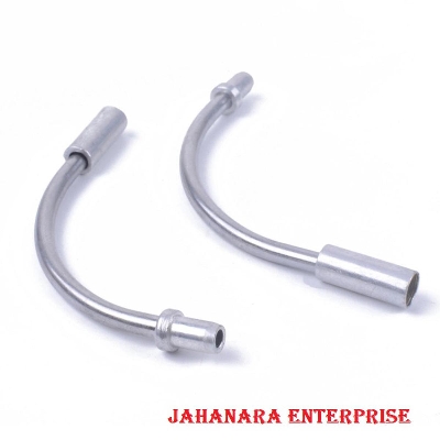 Picture of Bicycle Break Pipe Alloy 110 Degrees Bend Wire Guide Pipe Hose Js Cycling Supplies for Mountain Bike V Brake Noodles Cable Reduce Friction Brake Line 2 pcs