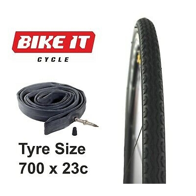 Picture of 700 x 23c RACING BIKE TYRE CYCLE TYRE - TYRES & TUBES PAIRS BUNDLED DEALS [ 1 pc Tire + 1pc Tube=2 pcs ] Bicycle Accessories