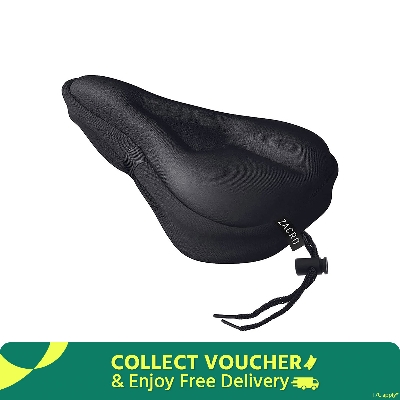 Picture of Bike Bicycle 3d Gel Silicone Saddle Cover Seat Pad Bicycle Padded Soft Cushion Comfort Gel Seat Cover Bicycle Accessories