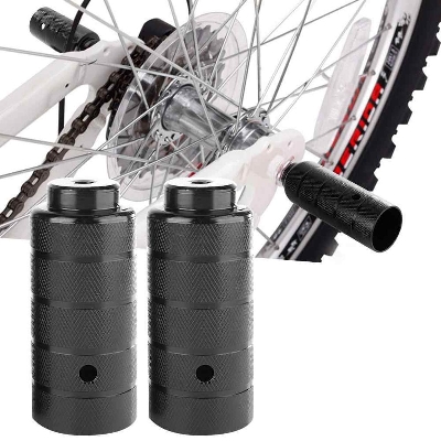 Picture of 2x BMX Steel Foot PEGS to suit 14mm Axles 38mm x 110mm PAIR BLACK Bicycle Footpegs Bicycle Accessories 2 pcs