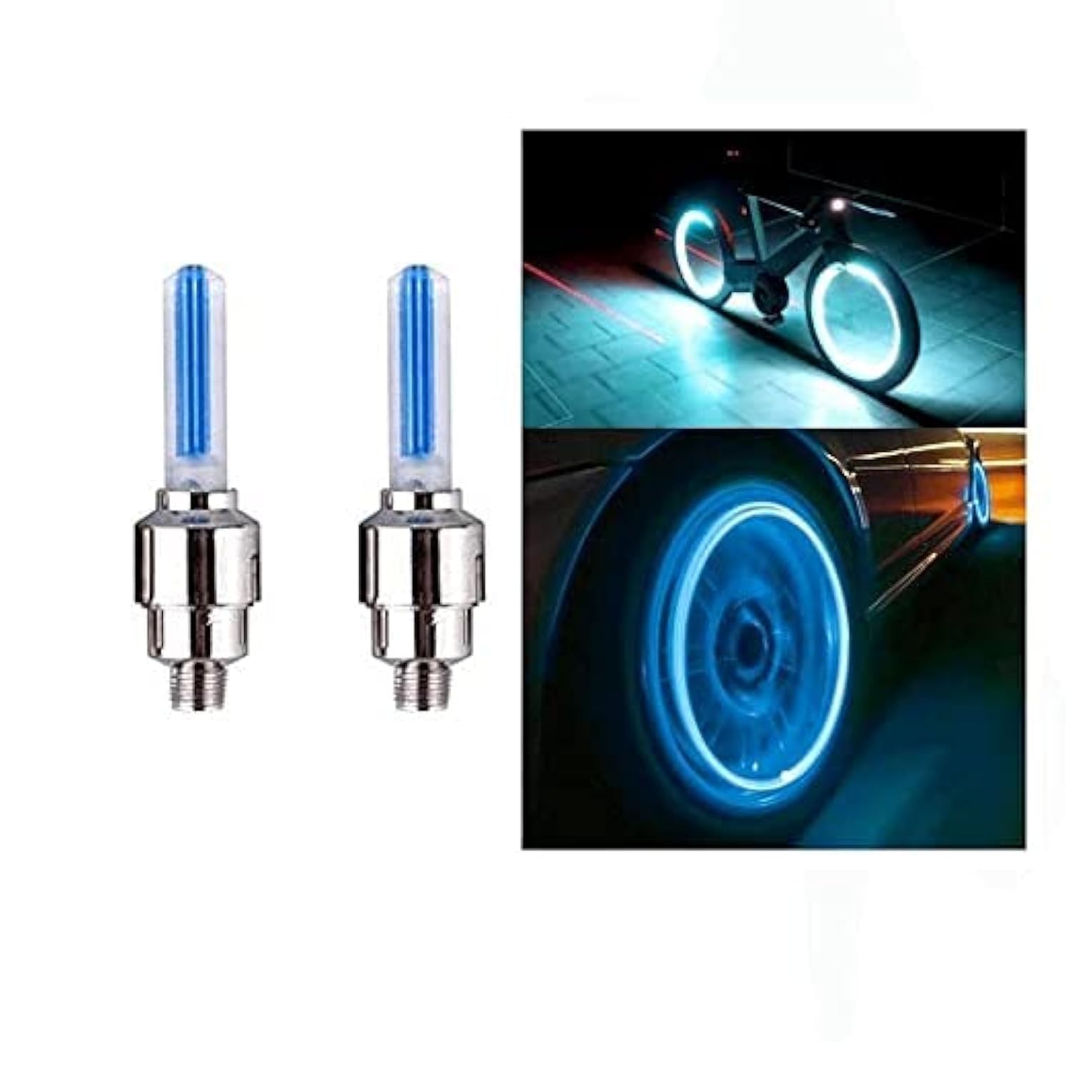 Picture of Car/Bike or Bicycle Tyre LED Light with Motion Sensor Tyre Light Fancy Light Tail Light 2 pcs