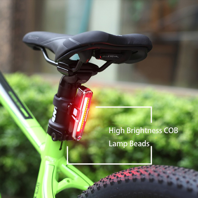 Picture of USB Rechargeable Tail Light RED High Intensity Rear LED Accessories for any Bicycles, Helmets Bicycle Accessories