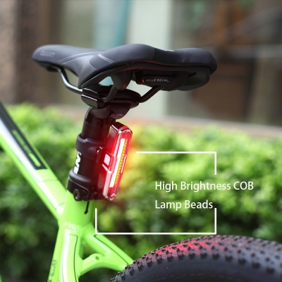Picture of USB Rechargeable Tail Light RED High Intensity Rear LED Accessories for any Bicycles, Helmets Bicycle Accessories