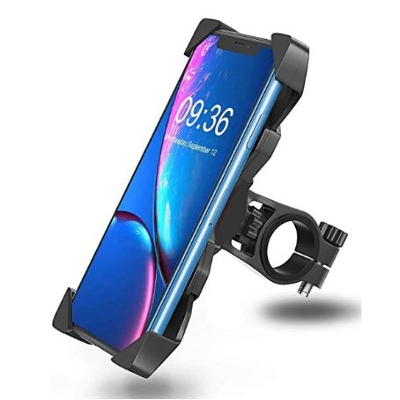 Picture of Bike Mobile Holder for All Bike and Bicycle Multi Angle Adjustable and 360 Degree Rotation (Handle Grip)