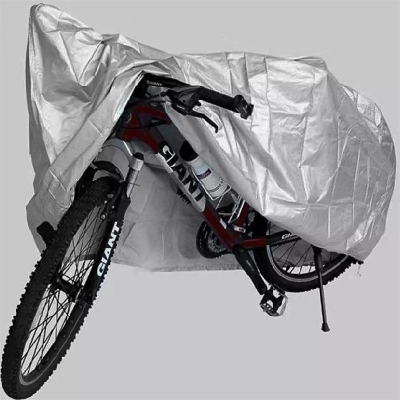 Picture of Bicycle Cycle Acrylic Double Stitching Rain Water Resistant Dust Proof Cover with Zip Pouch Cycling Dust Proof Cover