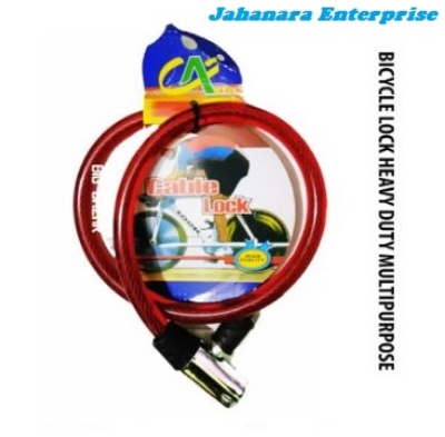 Picture of Multi Purpose Safety Cable Lock for Bicycles Helmet Luggage