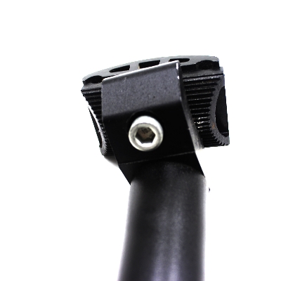 Picture of Aluminum Alloy Bike Seatpost 27.2  Lengthened Seat Posts Tube Extra Long Seat Post for MTB Mountain Road Bicycle (Black)