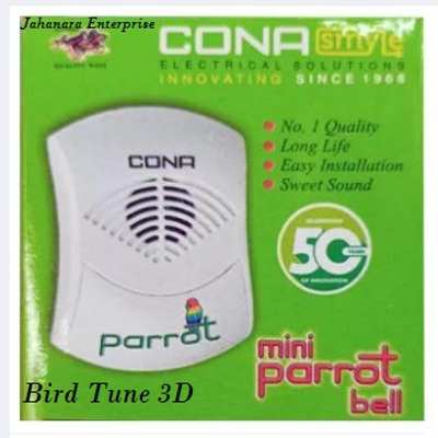 Picture of Calling Bell Door Bell Sweet Paroot Tune 3D Bird Calling Bell