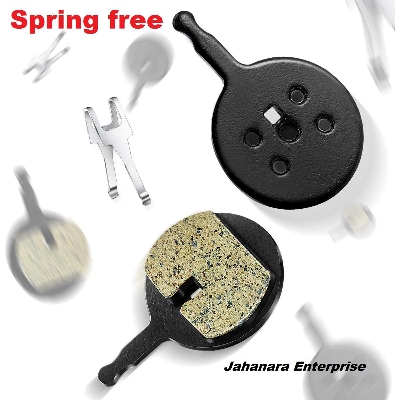 Picture of 2 Pairs Bicycle Bike Disc Brake Pads Compatible with Avid Mechanical BB5, CSC, Kingdom, Promax DC 710, 720, 913, Decipher, Dualtron Ultra, DSK Series, 300,300R, 310, 330, 330R, Render-R ((Resin)